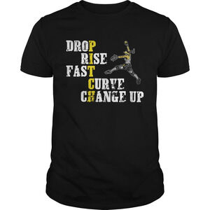 Softball Pitcher Drop Rise Fast Curve Changeup Pitch Girls Shirt
